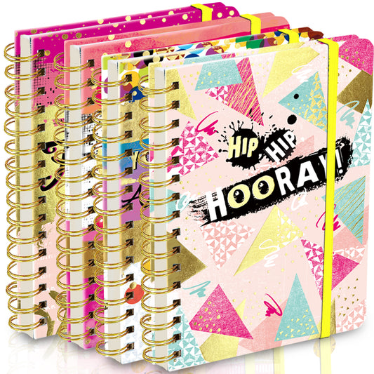 A5 Spiral Notebook for Kids – 120 Pages Stylish Journal with Elastic Band (School & Gift Use)