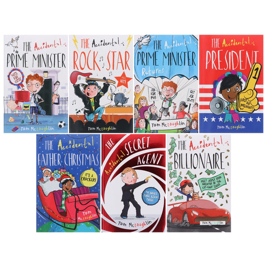 The Accidental Series 6 Books Collection Set by Tom McLaughlin