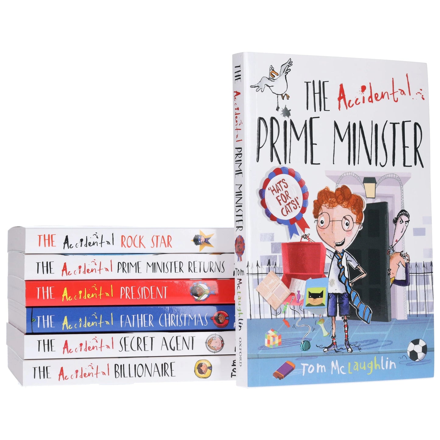The Accidental Series 6 Books Collection Set by Tom McLaughlin
