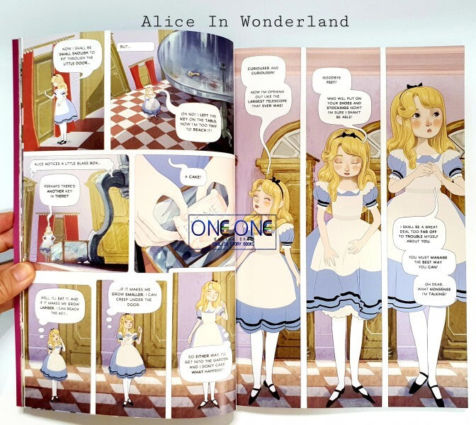 Alice in Wonderland Usborne Graphic Illustrated Book