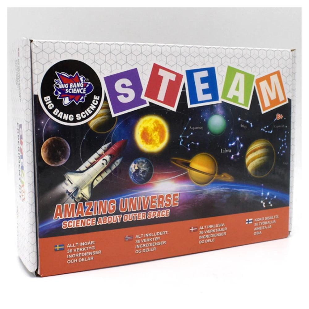 Amazing Universe STEAM Science Kit | Solar System & Space Exploration Kit | STEM Learning Toy for Kids 8+