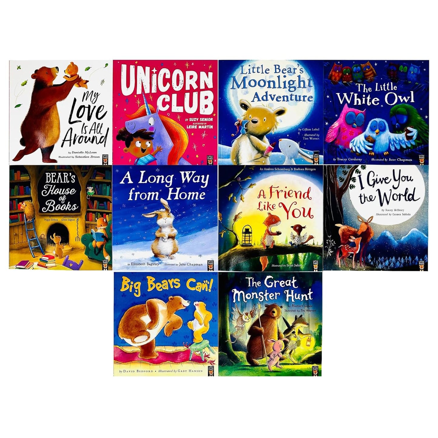 My First Animal Bedtime Picture Stories 10 Books Collection Set - Ages 3-6 - Paperback