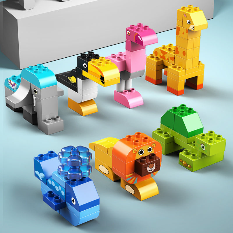 Animal Building Blocks Set – 102 Pieces Creative Play