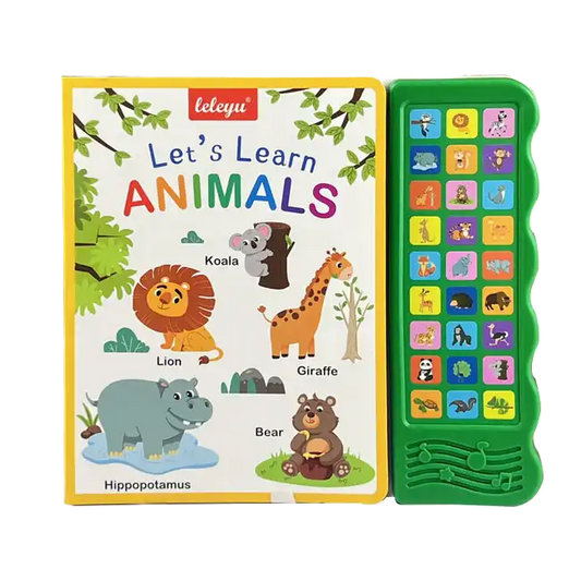 Let's Learn Animals Interactive Sound Book