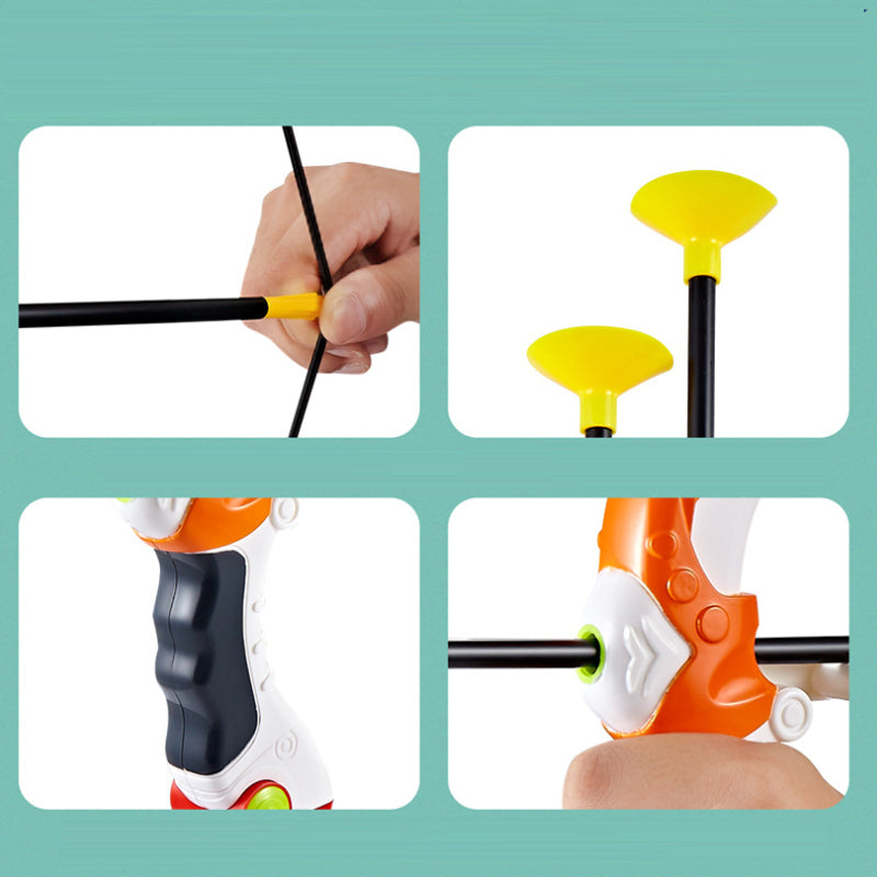 Sport Series Archery Bow & Arrow Set with Target - 3 Suction Cup Arrows