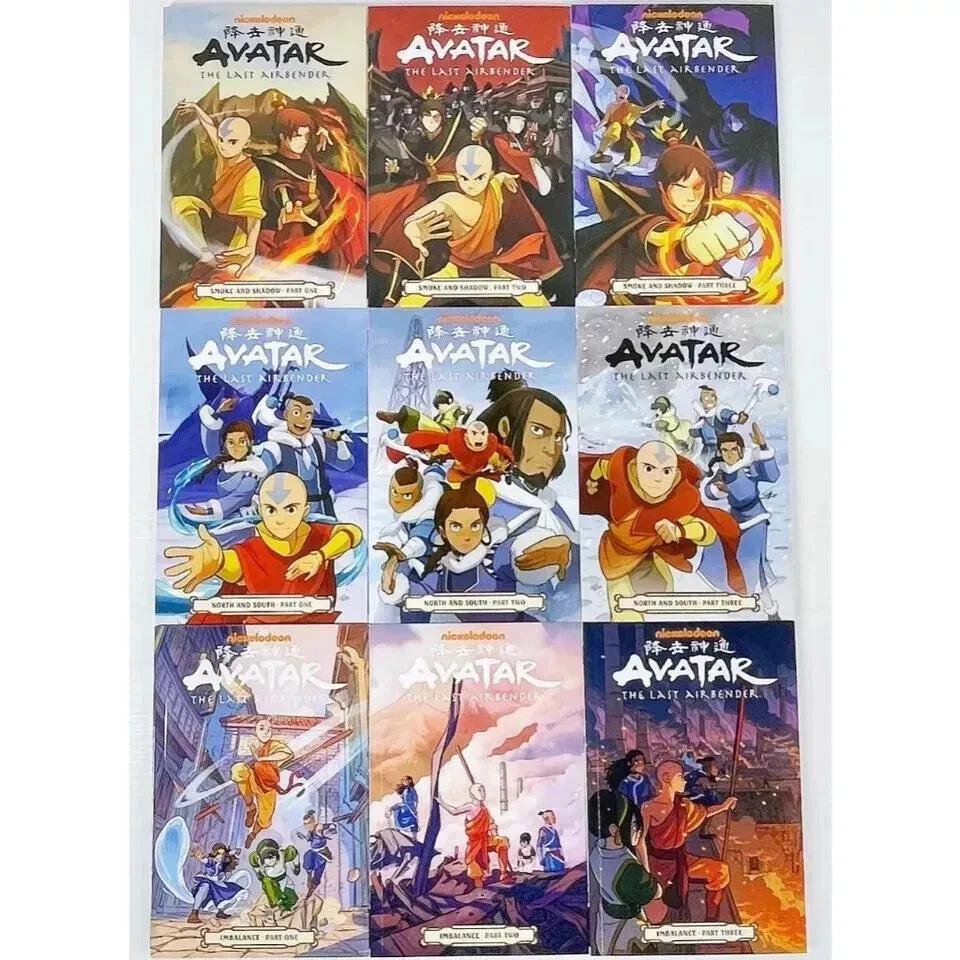 Avatar: The Last Airbender Complete Graphic Novel Collection – Comic Set