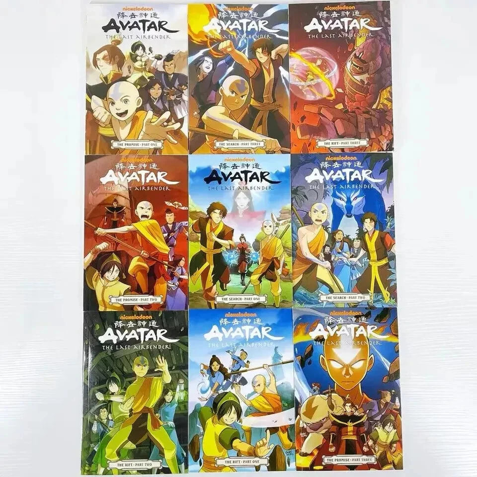 Avatar: The Last Airbender Complete Graphic Novel Collection – Comic Set