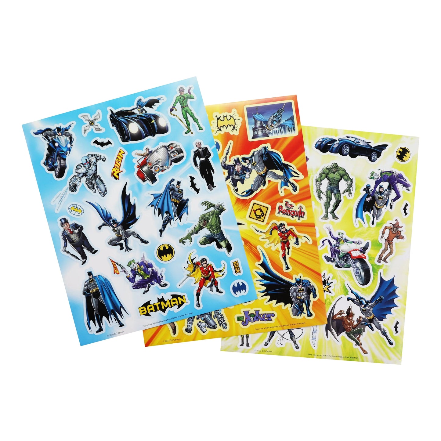 Batman Activity Pack Colouring Books & Stickers 3 Books Collection Set - Ages 3+ - Paperback