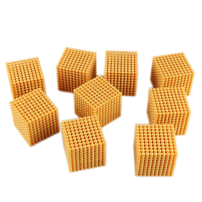 Montessori Golden Bead Set – Math & Place Value Toy for Kids