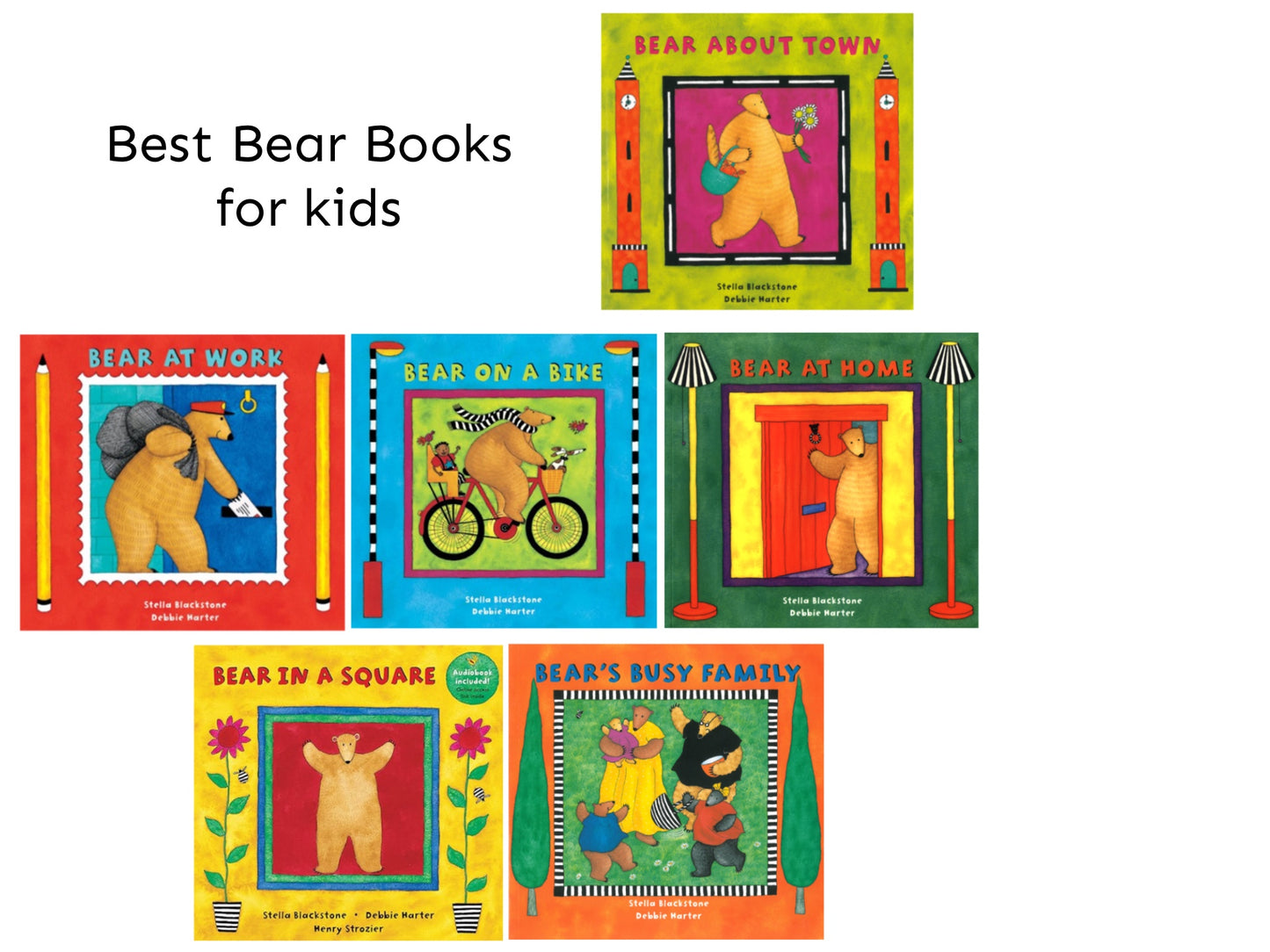 Bear Story BoardBook Collection | Complete 9 Board Book Box Set or Individual Bear Books | Children's Golden House