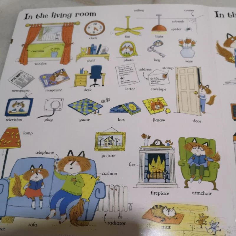 Usborne Big book of english words (Boardbook)