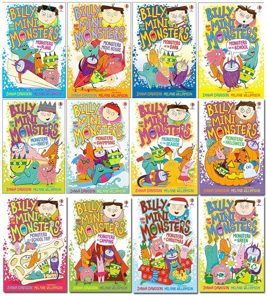 Billy and the Mini Monsters Books – Full Color Funny Illustrated Early Chapter Series