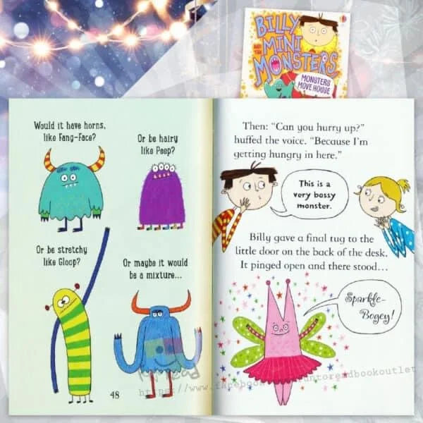 Billy and the Mini Monsters Books – Full Color Funny Illustrated Early Chapter Series