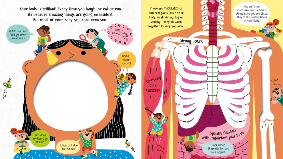 Usborne Step inside Science Your Body- BOARDBOOK