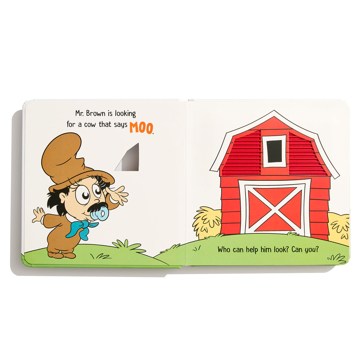 Mr. Brown on the Farm with Dr. Seuss Babies – Touch-and-Feel Board Book
