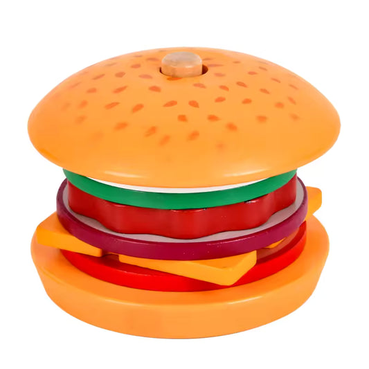 Burger & Fast Food Pretend Play Set – Build, Stack & Serve