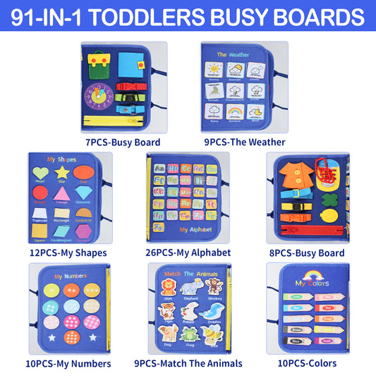 Montessori Busy Books – Detachable Pages
