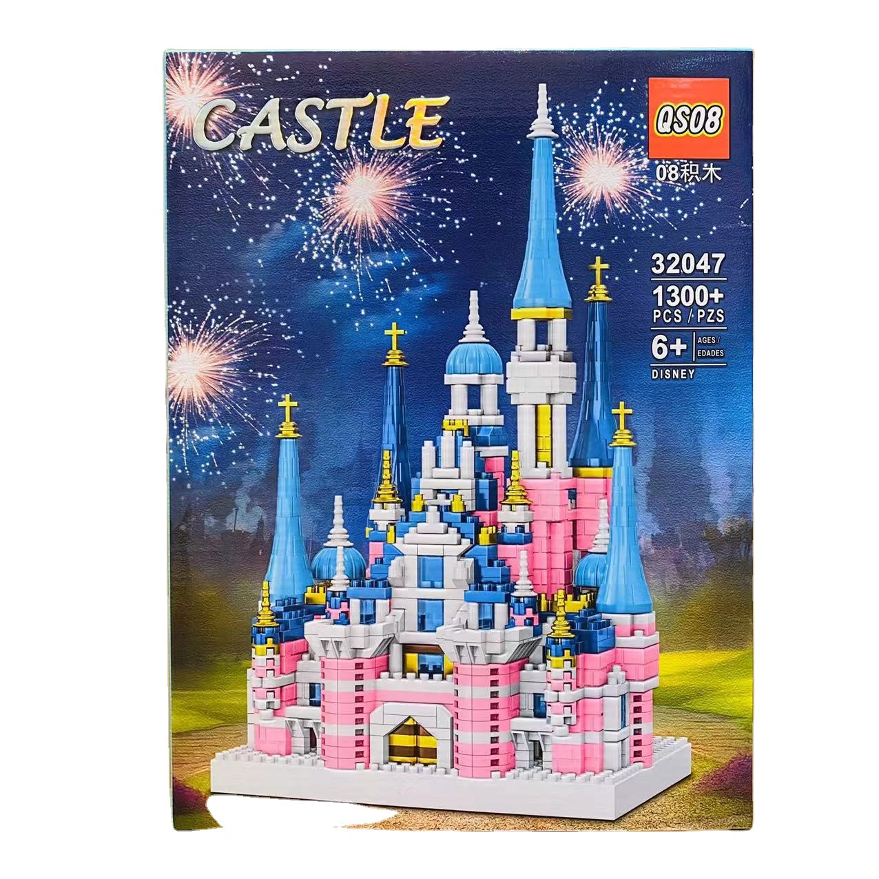 Princess Castle Building Block Set – 1300+ Pieces DIY Toy (Ages 6+)