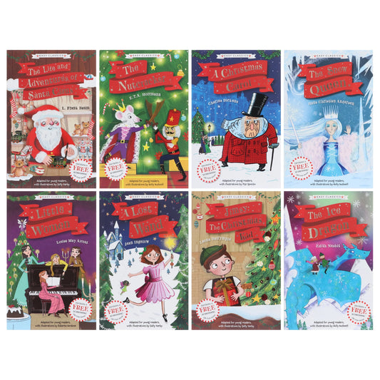Christmas Children’s Easy Classics Collection 8 Books Box Set - Ages 7-9 - Paperback