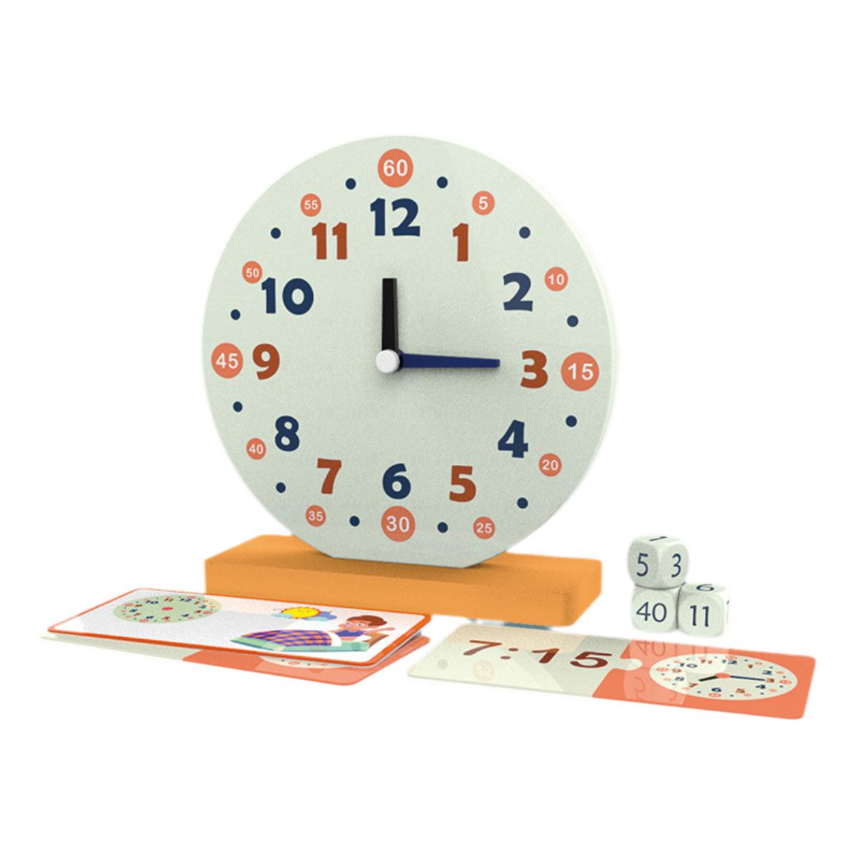 Montessori Clock Learning Set – Time-Telling Educational Toy