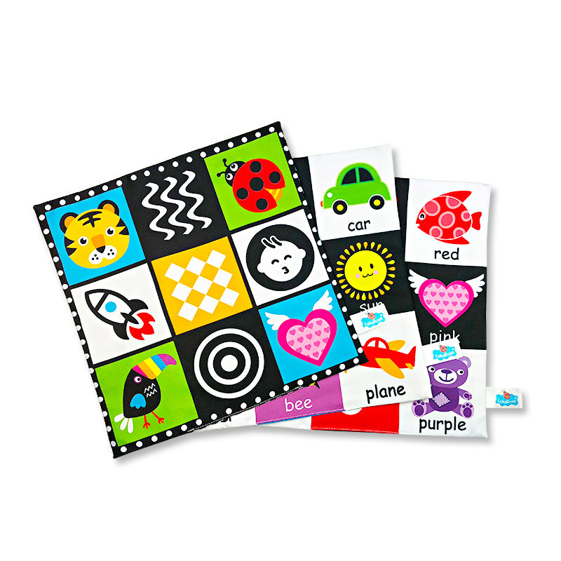 High Contrast Crinkle Sound Cloth Poster – Random pick