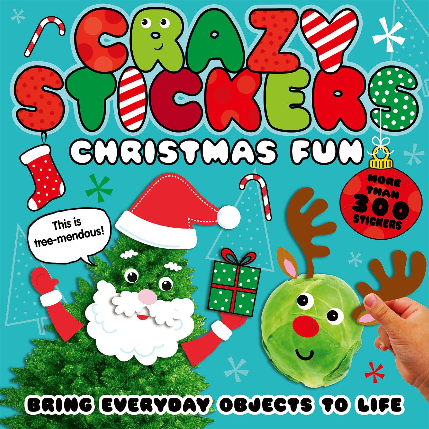 Crazy Stickers: Christmas Fun (300+ Stickers)