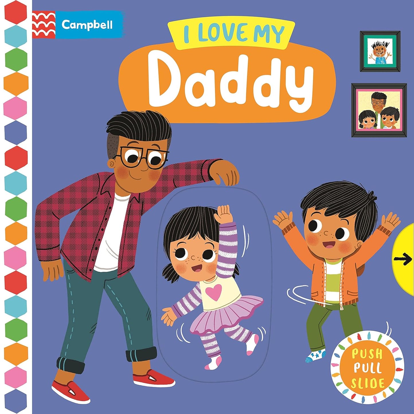 Busy Book: I Love My Daddy | Push Pull Slide Interactive Board Book for Toddlers