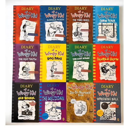 Diary of a Wimpy Kid illustrated book series for ages 8–13