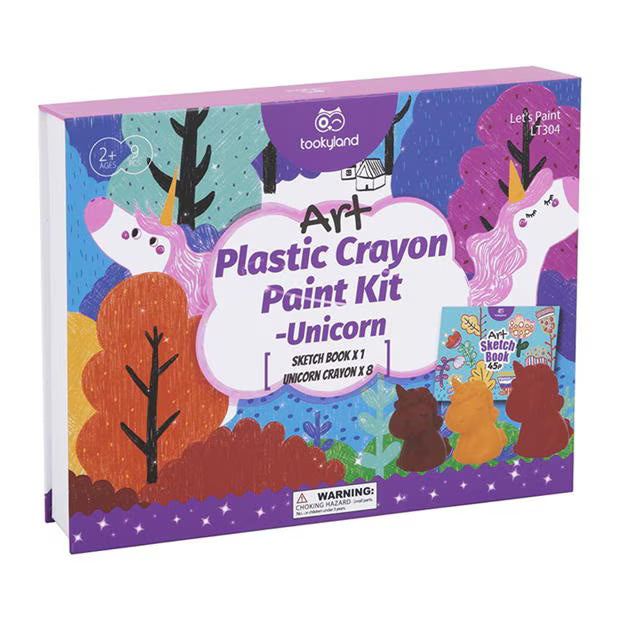 Art Plastic Crayon Paint Kit