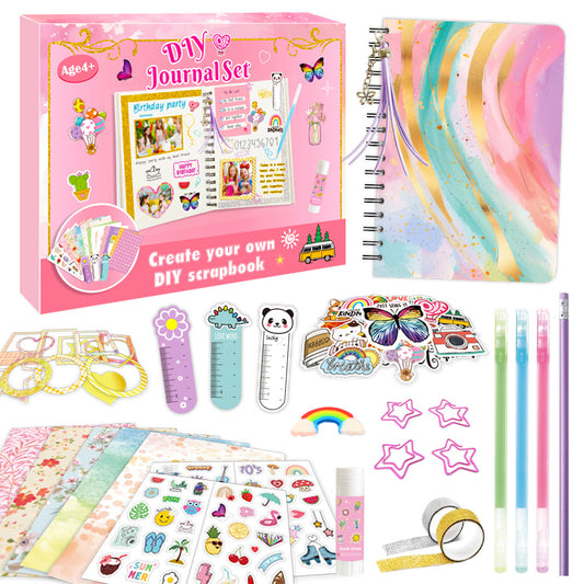 Create-your-own scrapbook journal kit for kids memory keeping