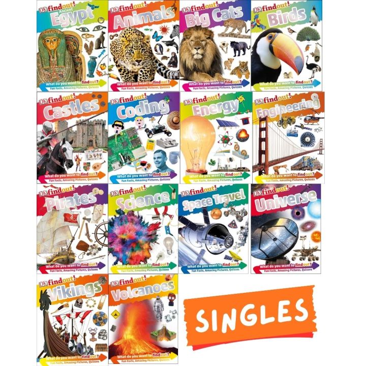 DK Find Out! 14-book non-fiction collection for children — Kids Library Kenya