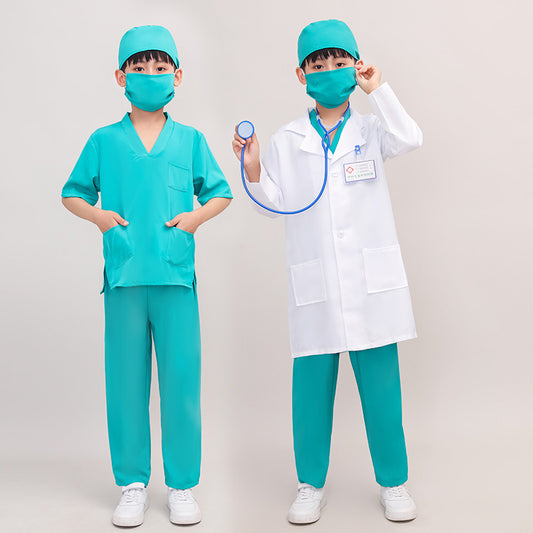 Kids Doctor Role Play Career Costume Set
