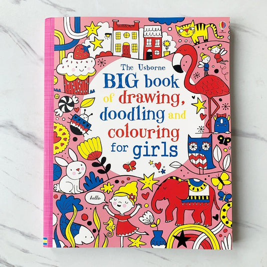 Usborne Drawing Coloring Doodling  Books – Set of 3
