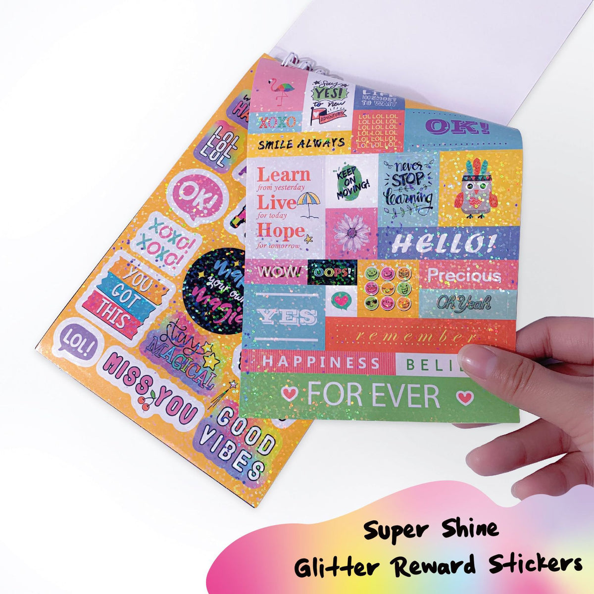 Dream Big sticker collection for journals cards and scrapbook pages