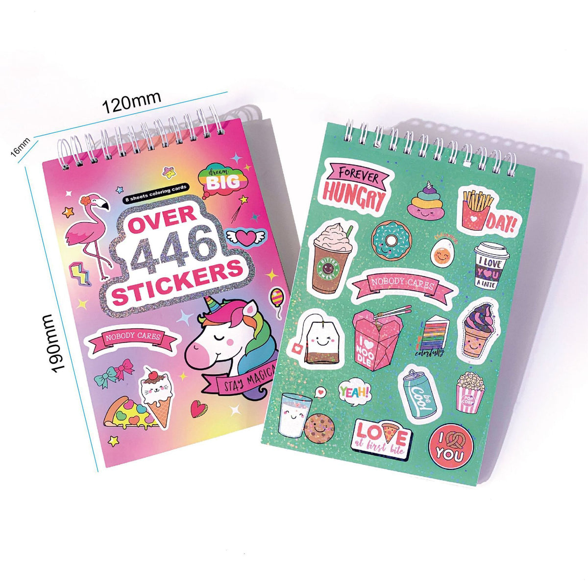 Dream Big journaling sticker and colouring book with 446 plus stickers