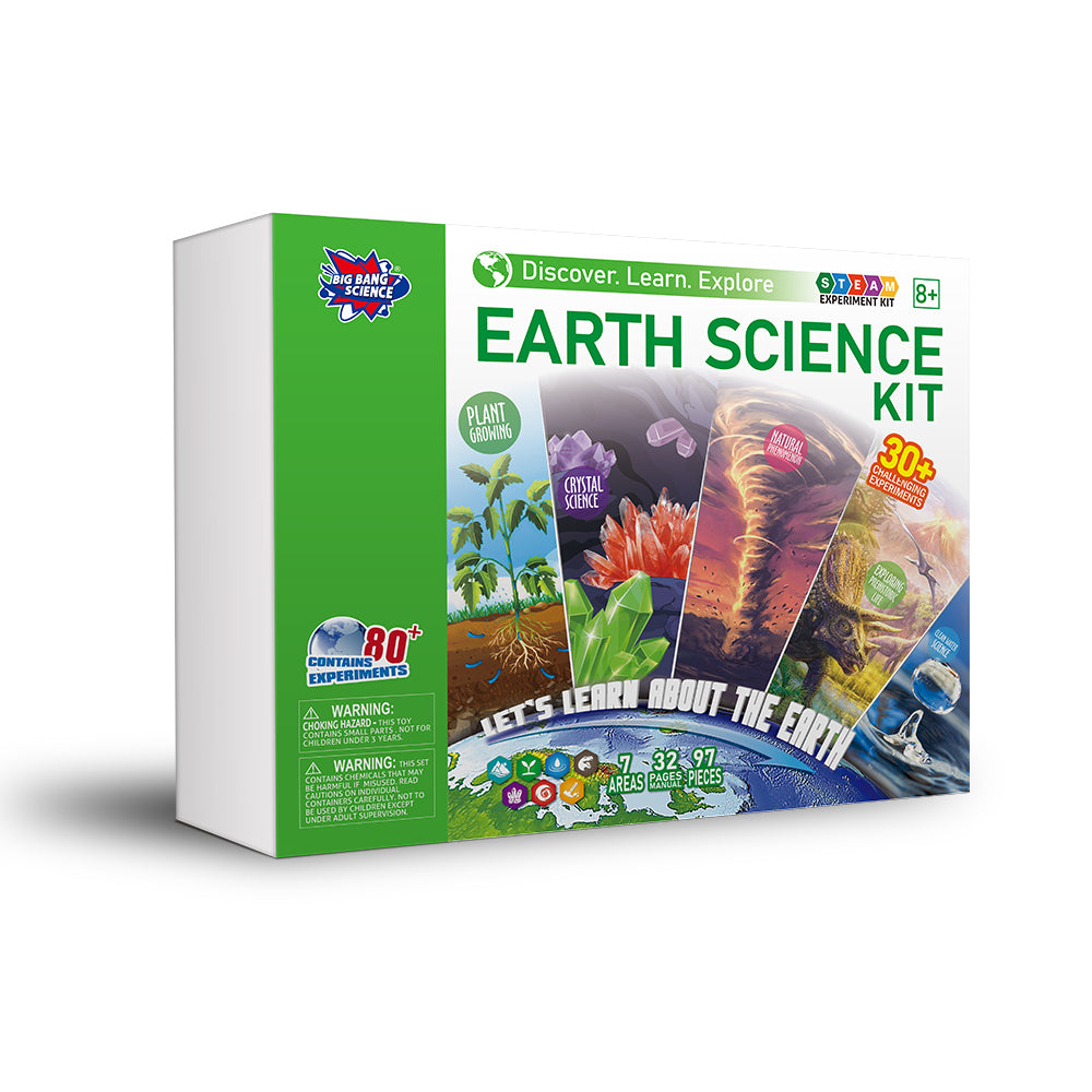 Earth Science Kit – 80+ Fun STEM Experiments for Kids