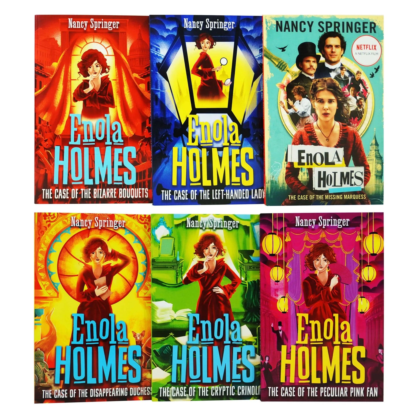 Enola Holmes 6 Books Collection Set By Nancy Springer – Paperback