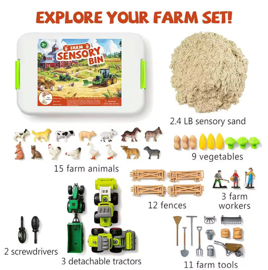 Kids Sensory Play Bin Kit | Educational Sensory Activity Set for Toddlers