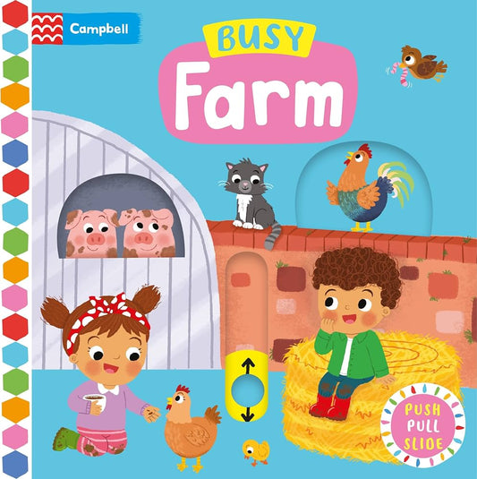 First Explorers Push Pull Slide Board Books