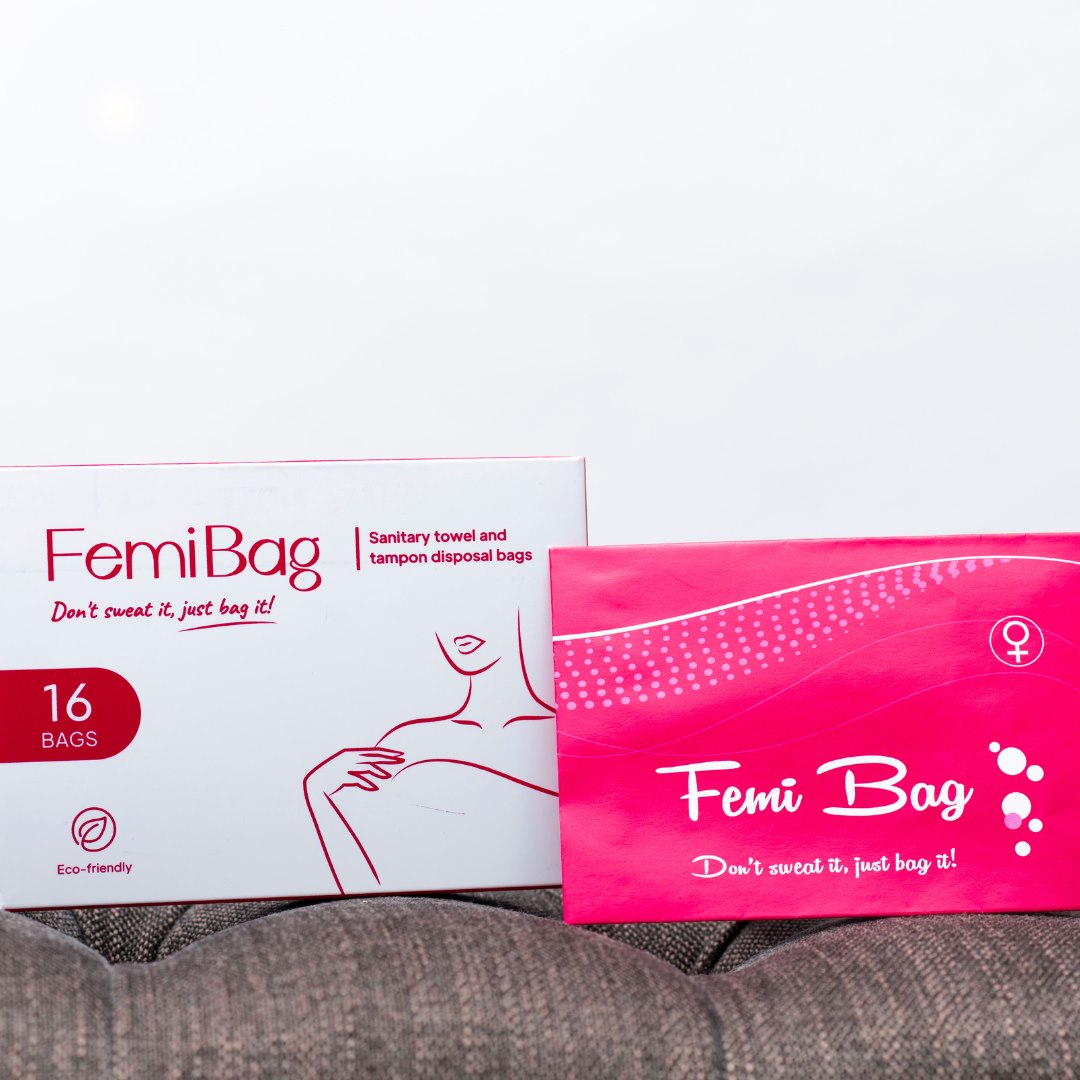 Feminine hygiene disposal bags.
