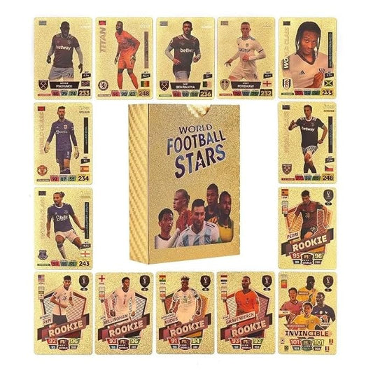 55PCS Football Star Cards Kenya – Gold, Silver & Black Limited Edition