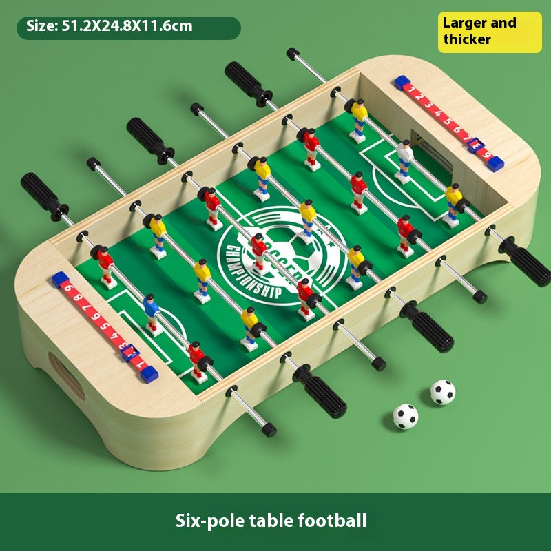 Interactive multifunctional desktop football soccer board game