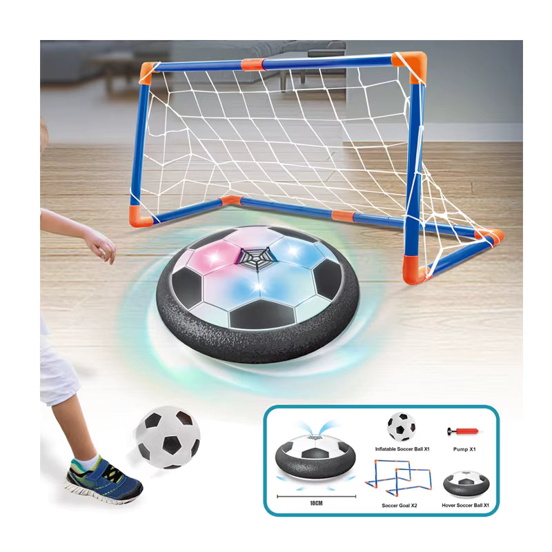 2-in-1 Multiplay Hover Soccer Ball Set with 2 Goals