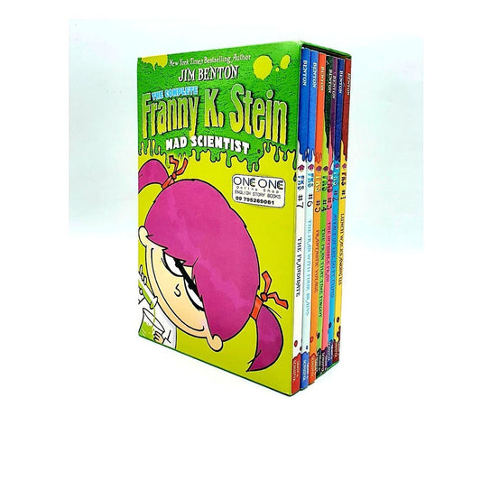 Franny K Stein Mad Scientist seven-book boxed set by Jim Benton