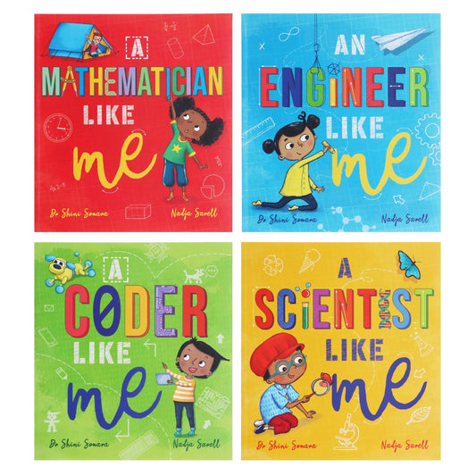 Dr Shini Somara 4 Picture Books Collection (Like Me)