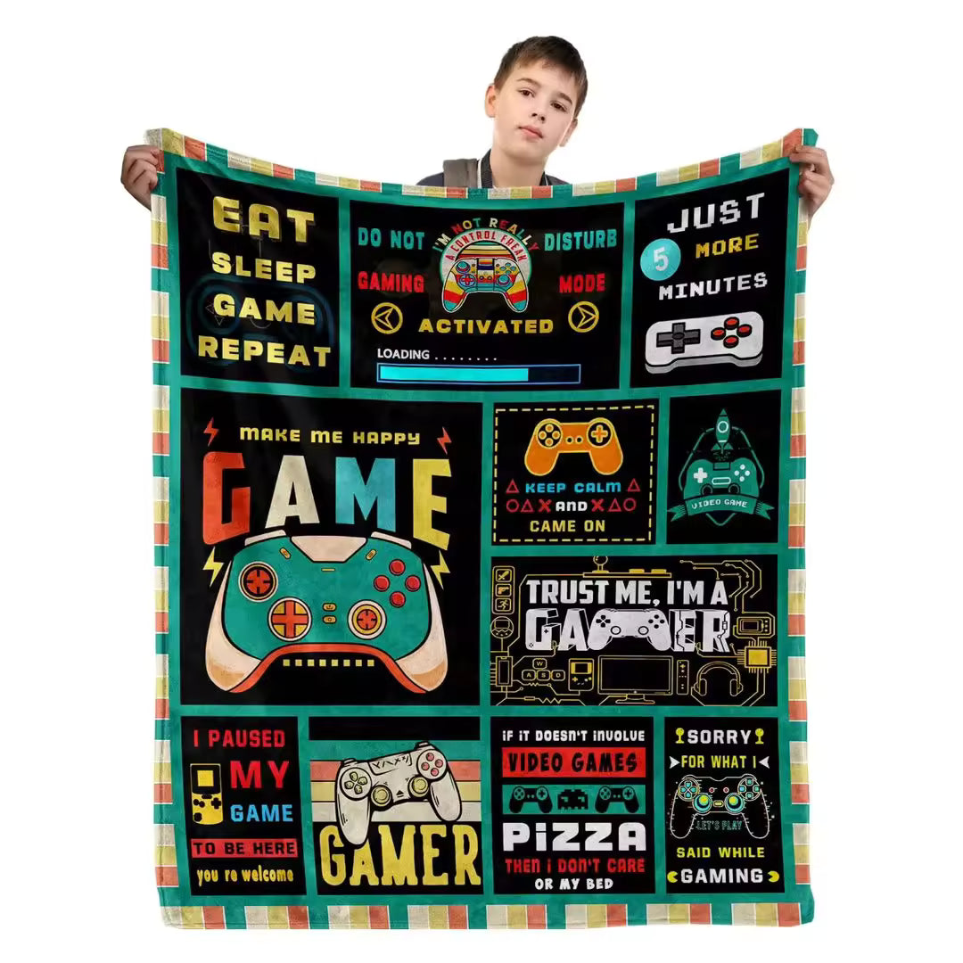 Kids Gift Blanket – 260gsm Soft Flannel Throw (130×150cm) | Cozy Inspirational Blanket for Boys & Girls