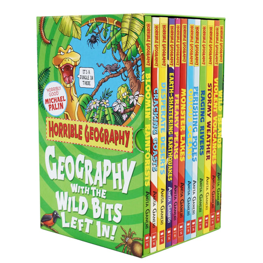 Horrible Geography Collection 12 Books Box Set By Anita Ganeri - Ages 9-14 - Paperback