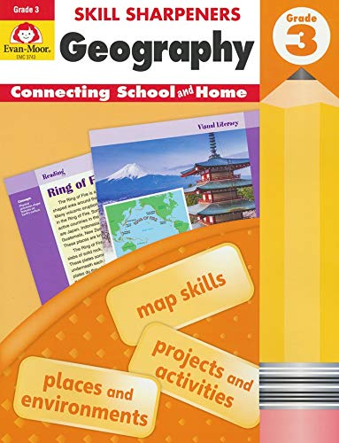 Evan-Moor Skill Sharpeners Geography Grade 3 workbook