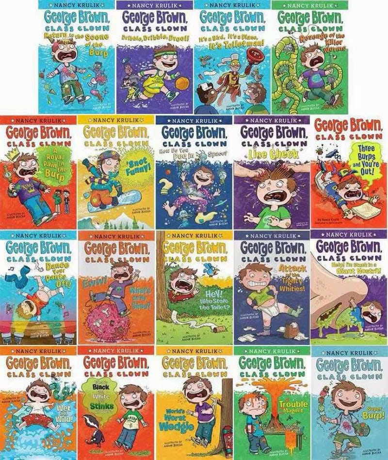 George Brown, Class Clown Books – Funny Illustrated Chapter Series (Ages 7–10)