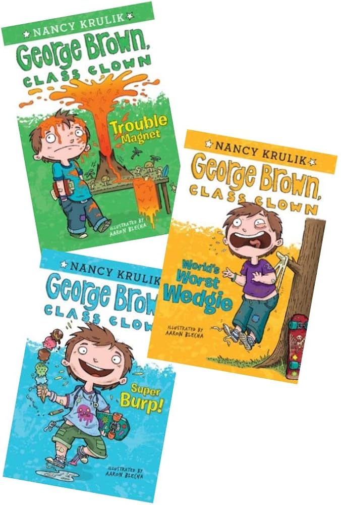 George Brown, Class Clown Books – Funny Illustrated Chapter Series (Ages 7–10)